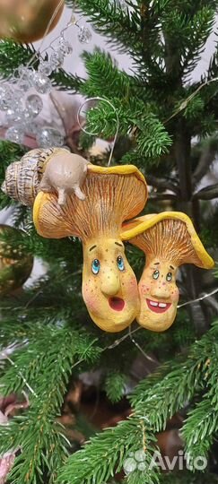 Елочные игрушки ручной работы