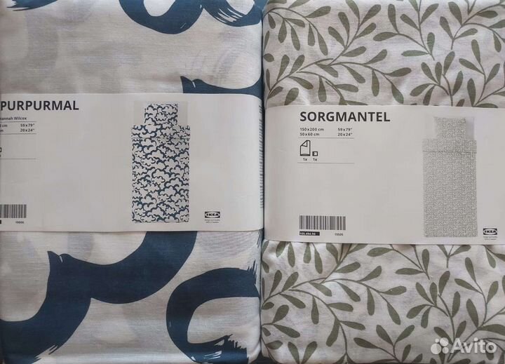 Постельное белье IKEA 150x200, 200х200