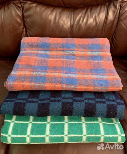 Одеяло покрывало плед шерсть шерстяное