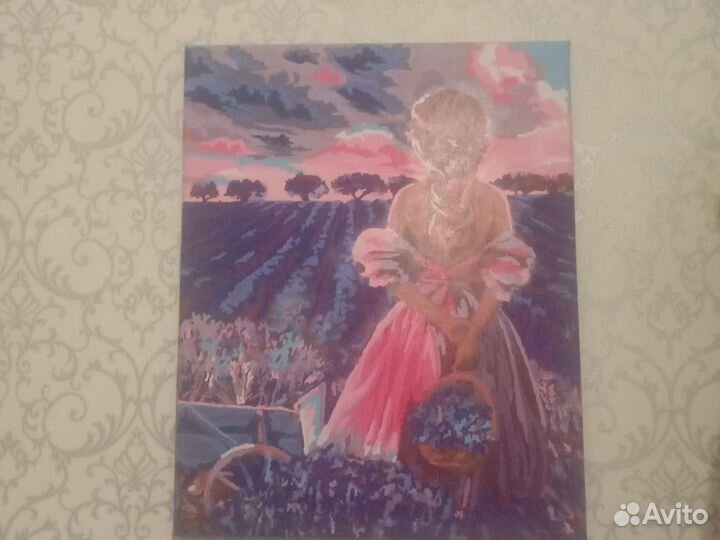 Готовая картина по номерам