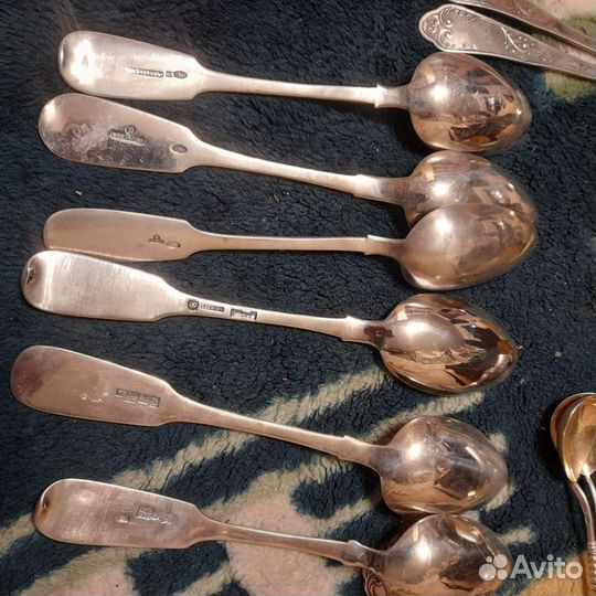 Серебро столовое.84-875пробы.Фаберже.Сазиков