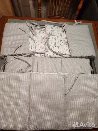 Бортики в детскую кроватку новые