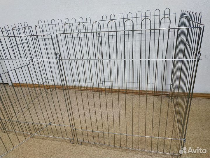 Вольеры клетки для собак разной высоты, 6 секций