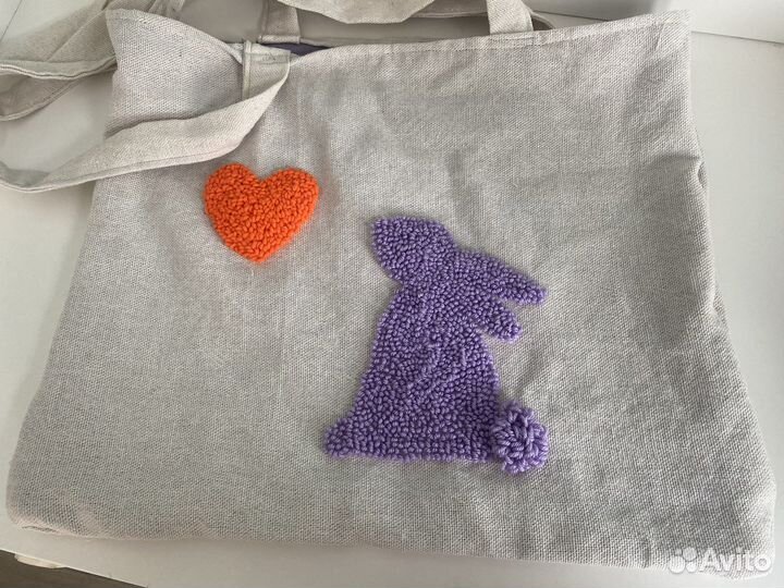 Сумка-шоппер с ковровой вышивкой