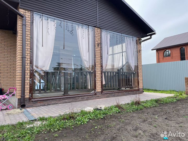 Мягкие окна из пвх пленки для дачи