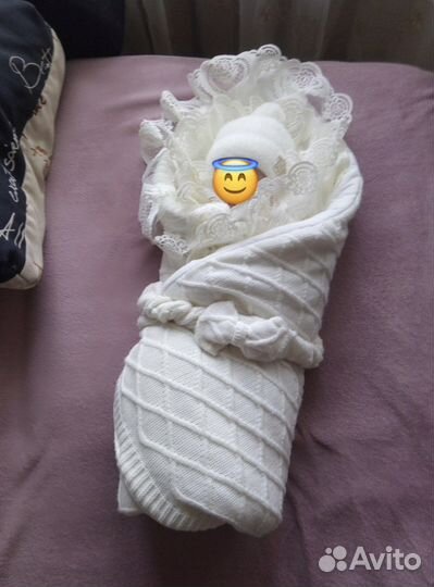 Конверт на выписку для девочки демисезонный