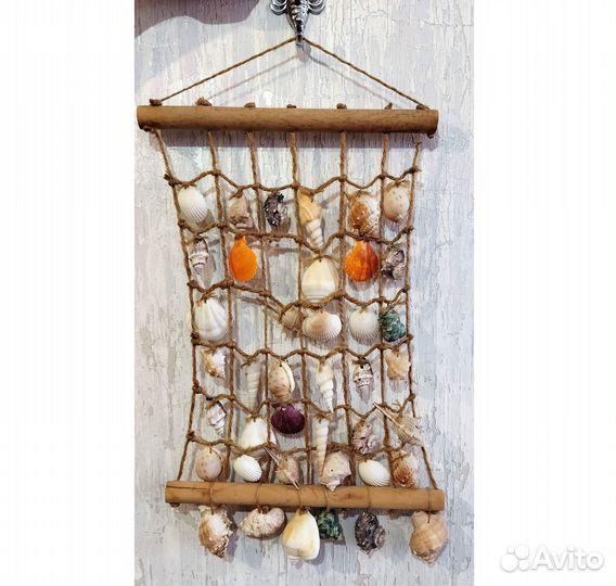 Ловец снов сетка с ракушками