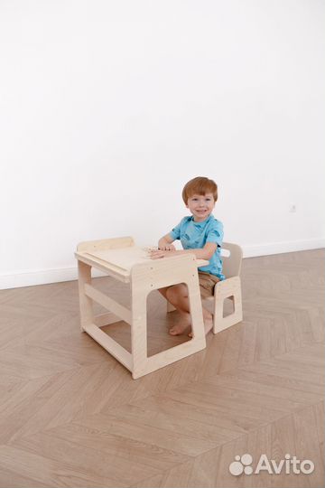 Детский стол и стульчик растущий с доставкой