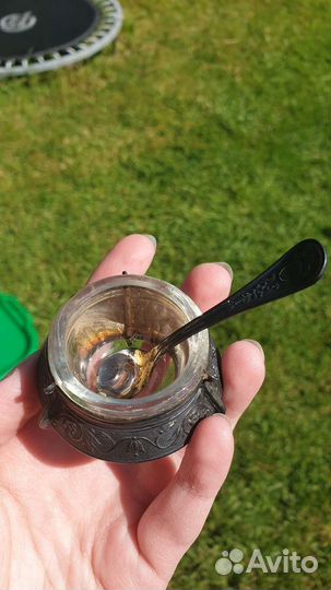 Солонка мельхиор СССР