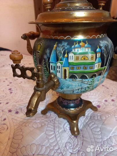 Самовар тульский электрический СССР