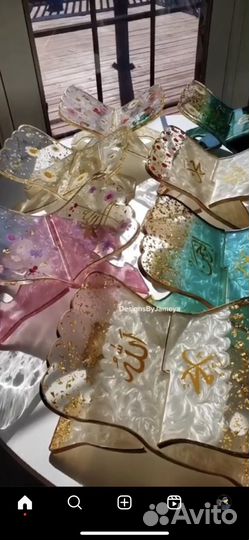 Подставка для книг из эпоксидной смолы