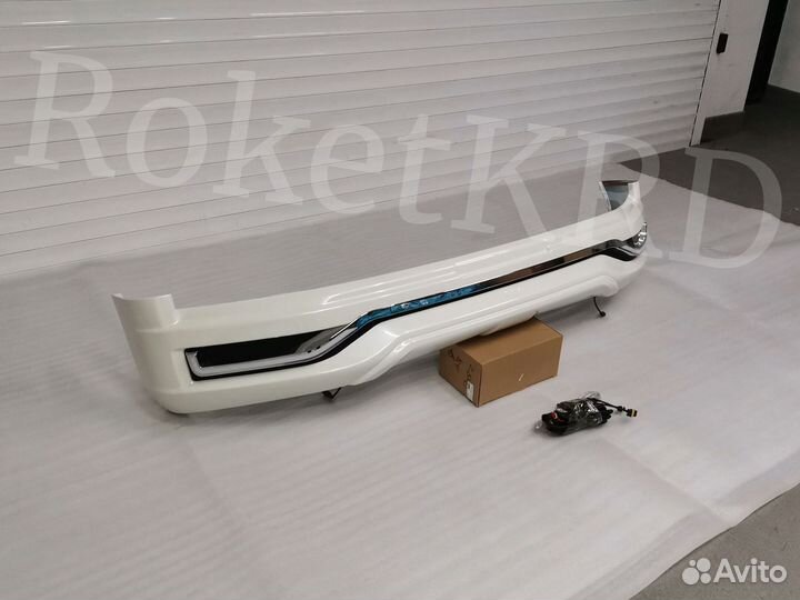 Губа Toyota land cruiser 200 Modellista LED