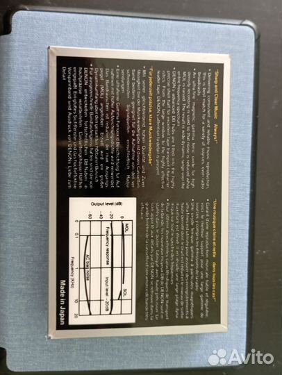 Аудиокассета новая denon