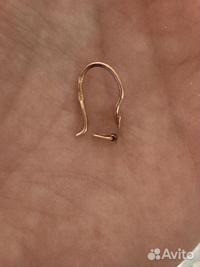 Золотые серьги детские