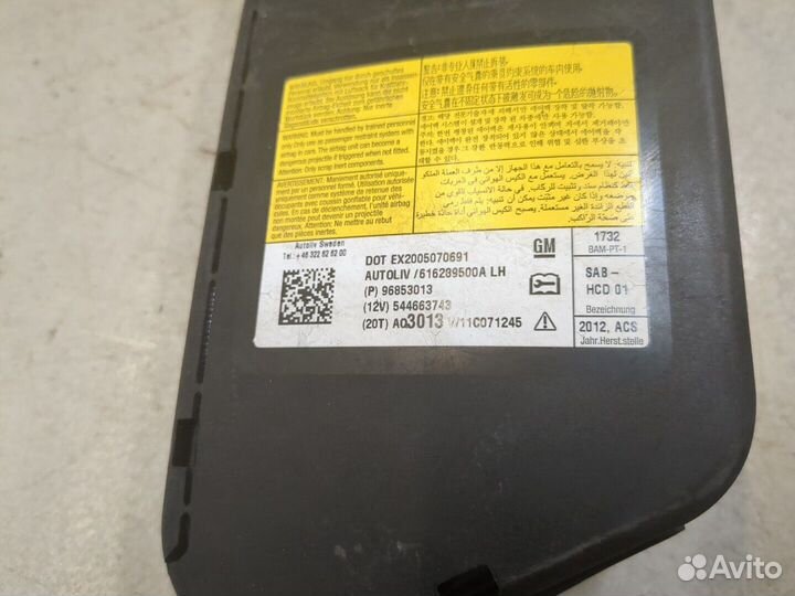 Подушка безопасности в сиденье Chevrolet Aveo (T30