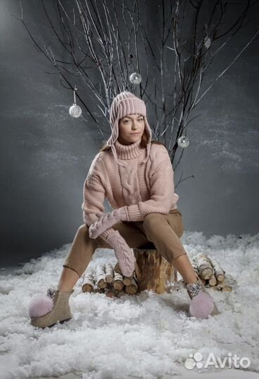 Шапка ушанка женская в наличии и под заказ