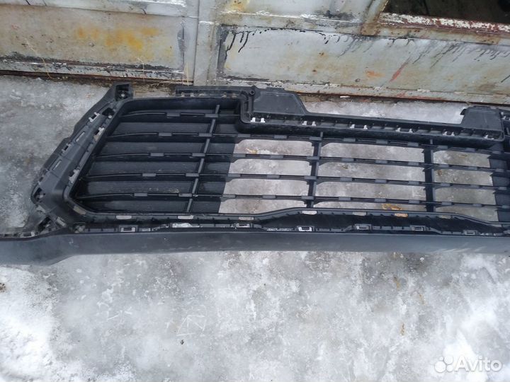 Юбка переднего бампера Kia Rio X