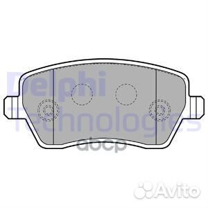 Колодки renault duster 2010 LP1865 Delphi