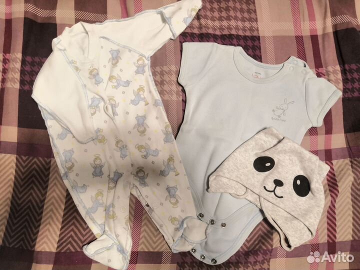 Детские вещи на мальчика до года