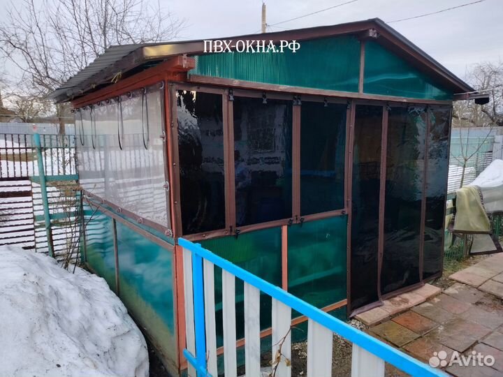 Мягкие окна для террас и беседок