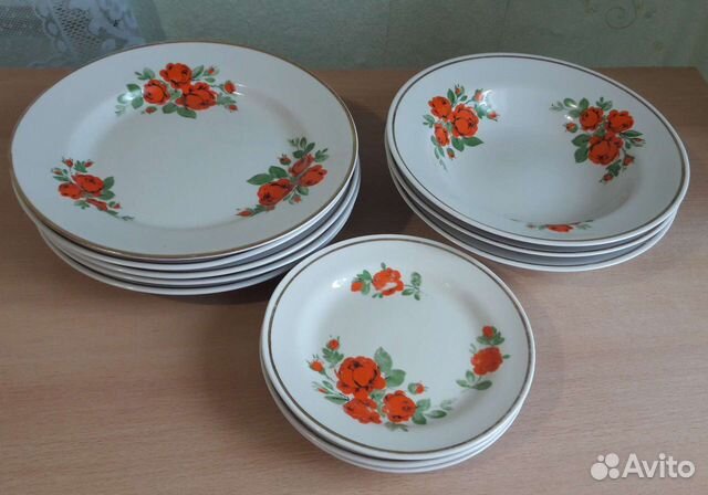 Столовые Тарелки советские 11 шт