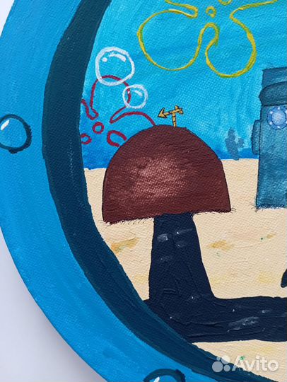 Картина Бикини боттом, Спанч боб