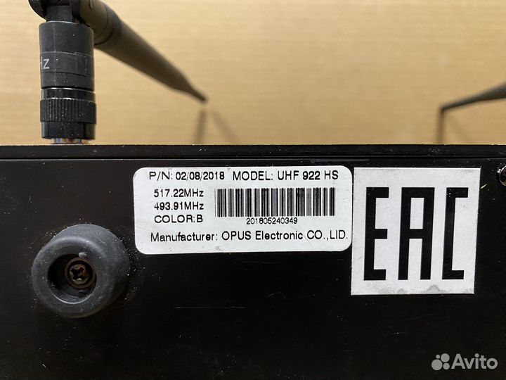 Opus 922HH радиосистема С ручным передатчиком