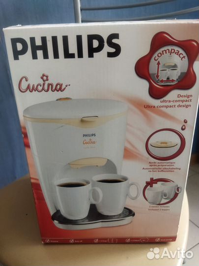 Кофеварка Philips новая