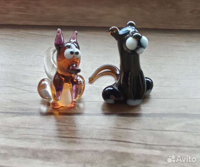Коллекционные фигурки из стекла