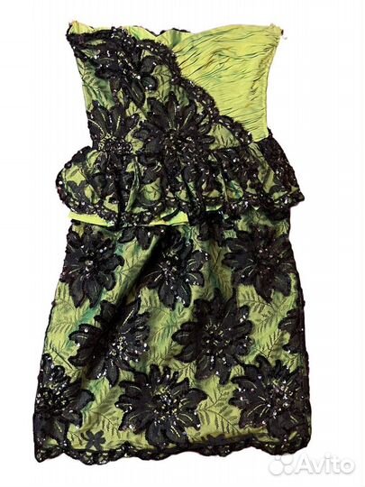 Коктейльное платье Lanvin 1980-е