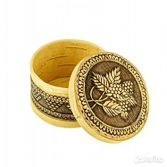 Шкатулка малая D60 Виноград (65 мл., береста)