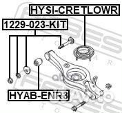 Болт эксцентрик hyundai tucson 04- 1229023KIT