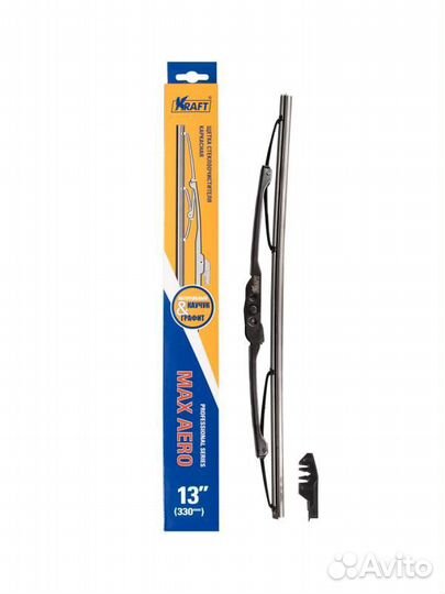 Щетка стеклоочистителя каркасная 330мм (2 адаптера