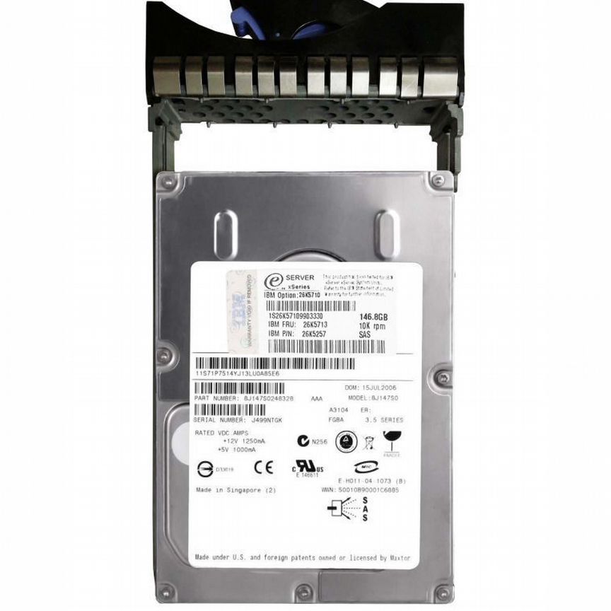[26K5710] Жесткий Диск Ibm 146,8gb Sas 3,5" Hdd 26k5710