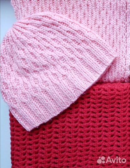 Новая шапка шарф-снуд два оборота