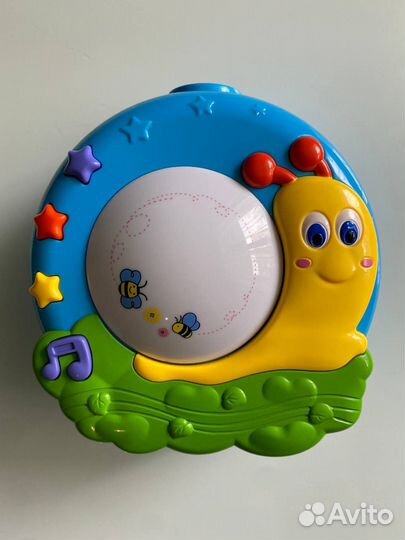 Музыкальный ночник с проектором улитка 5 в 1