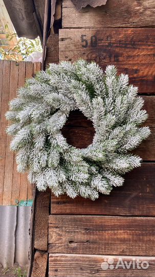 Рождественский новогодний венок ель искусственная
