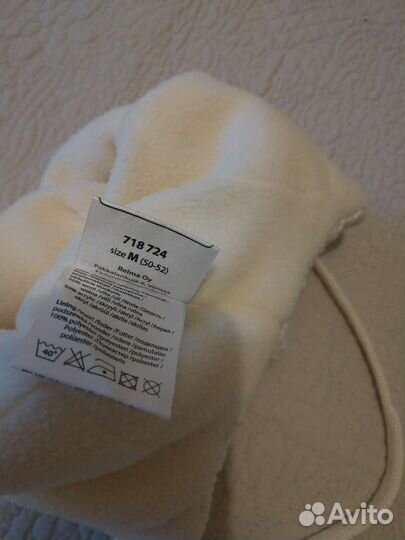 Зимняя шапка для девочки 50/52 размер