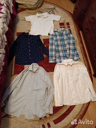 Рубашки для мальчика р140-146