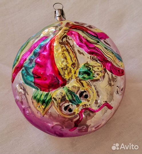 Елочные игрушки СССР.Бусы стеклярус