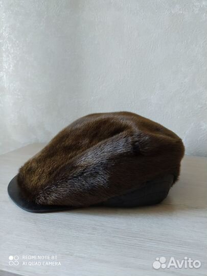 Меховая мужская кепка