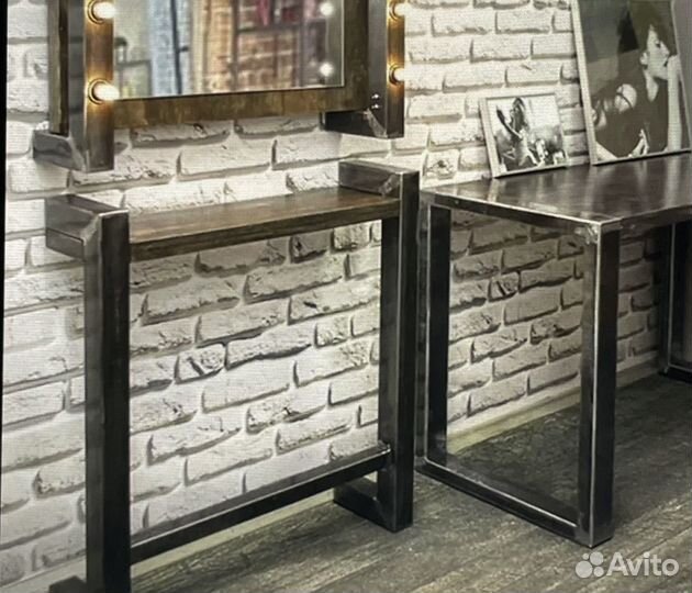 Зеркало на заказ в стиле лофт от производителя