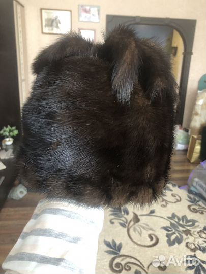 Шапка норковая женская бу
