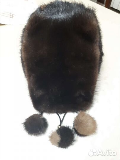 Шапка норковая женская