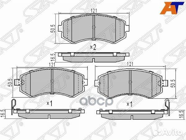 Колодки тормозные зад nissan patrol Y61/ перед