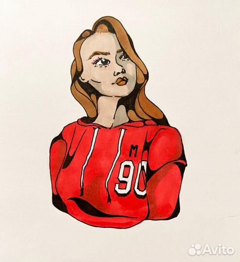 Портрет / рисунок / иллюстрации/ штендер