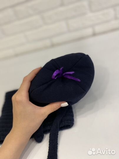 Детская шапка и шарф Зима