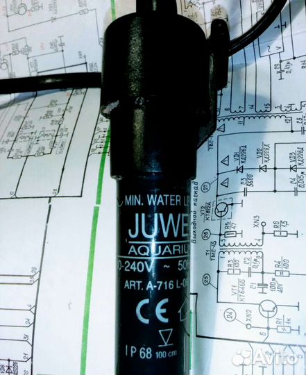 Обогреватель аквариумный