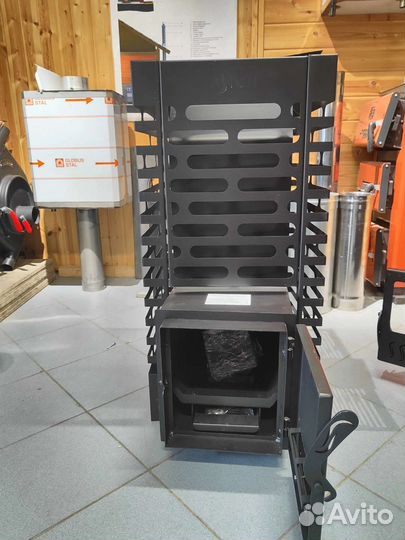 Печь для бани с внутренней каменкой