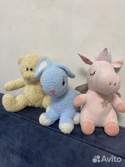 Мягкая игрушка мишка зайка единорог